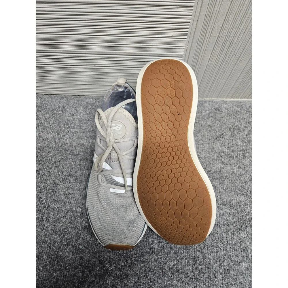 New Balance Fresh Foam Lazr V1 Men Athletic Shoe 9D Gray Knit‎ Lace Up Sneaker
